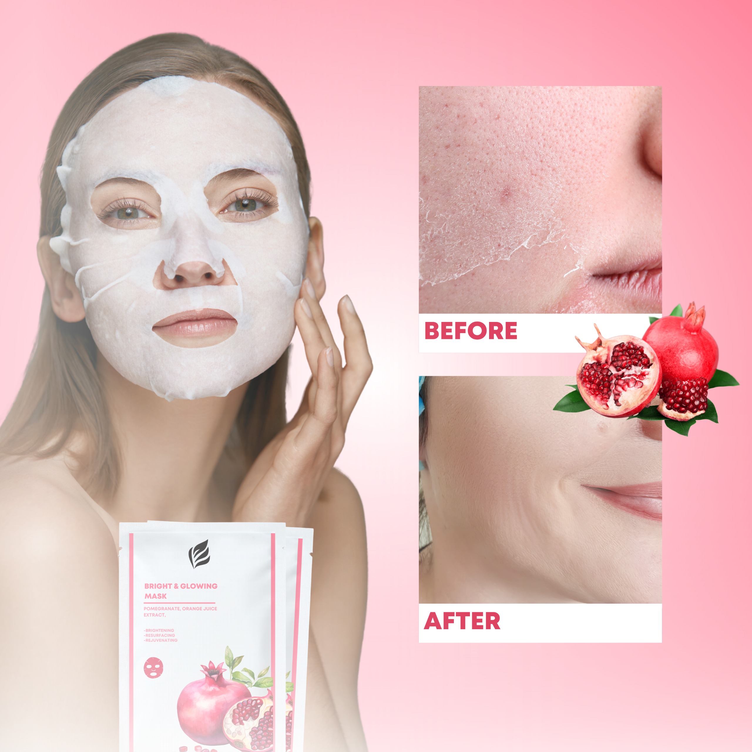 Pomegranate Facial Sheetmask