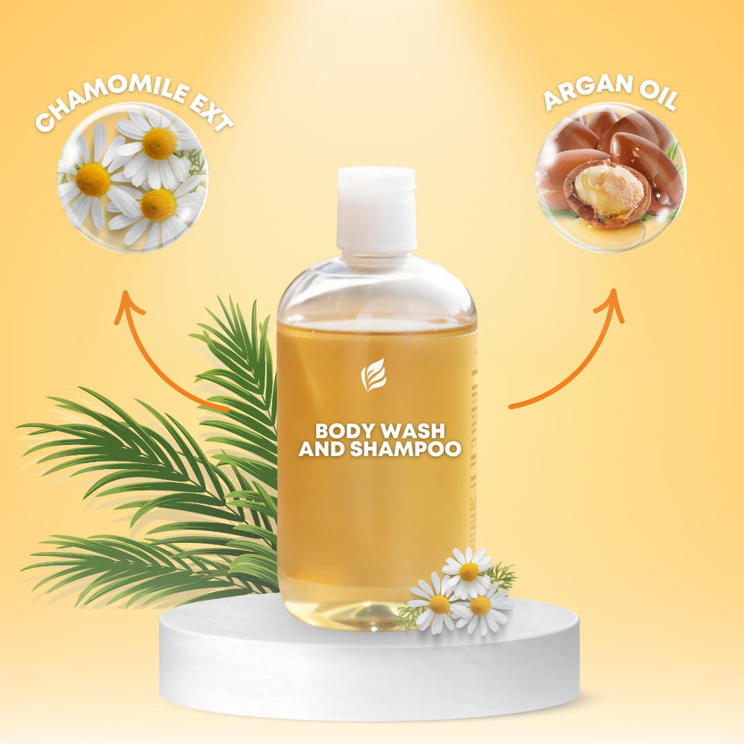 Chamomile & Argan Oil Shampoo Body Wash