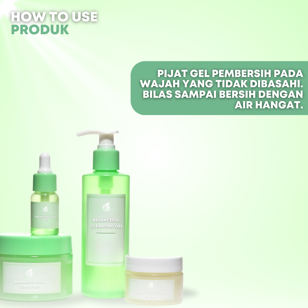 Acne Treatment with Cica Skin Care Set