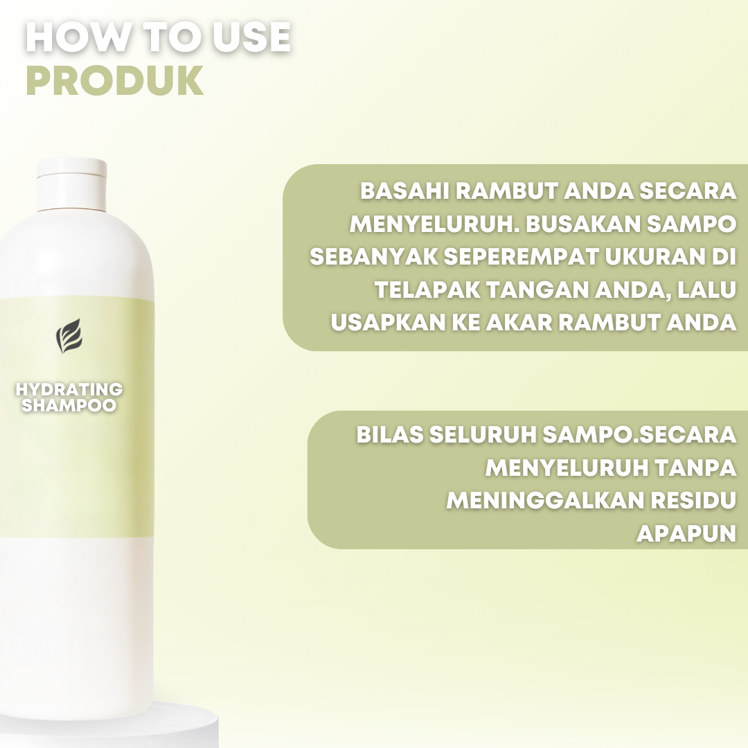 Shampoo Hydrating with Argan Oil & Avocado Oil (Shampoo)