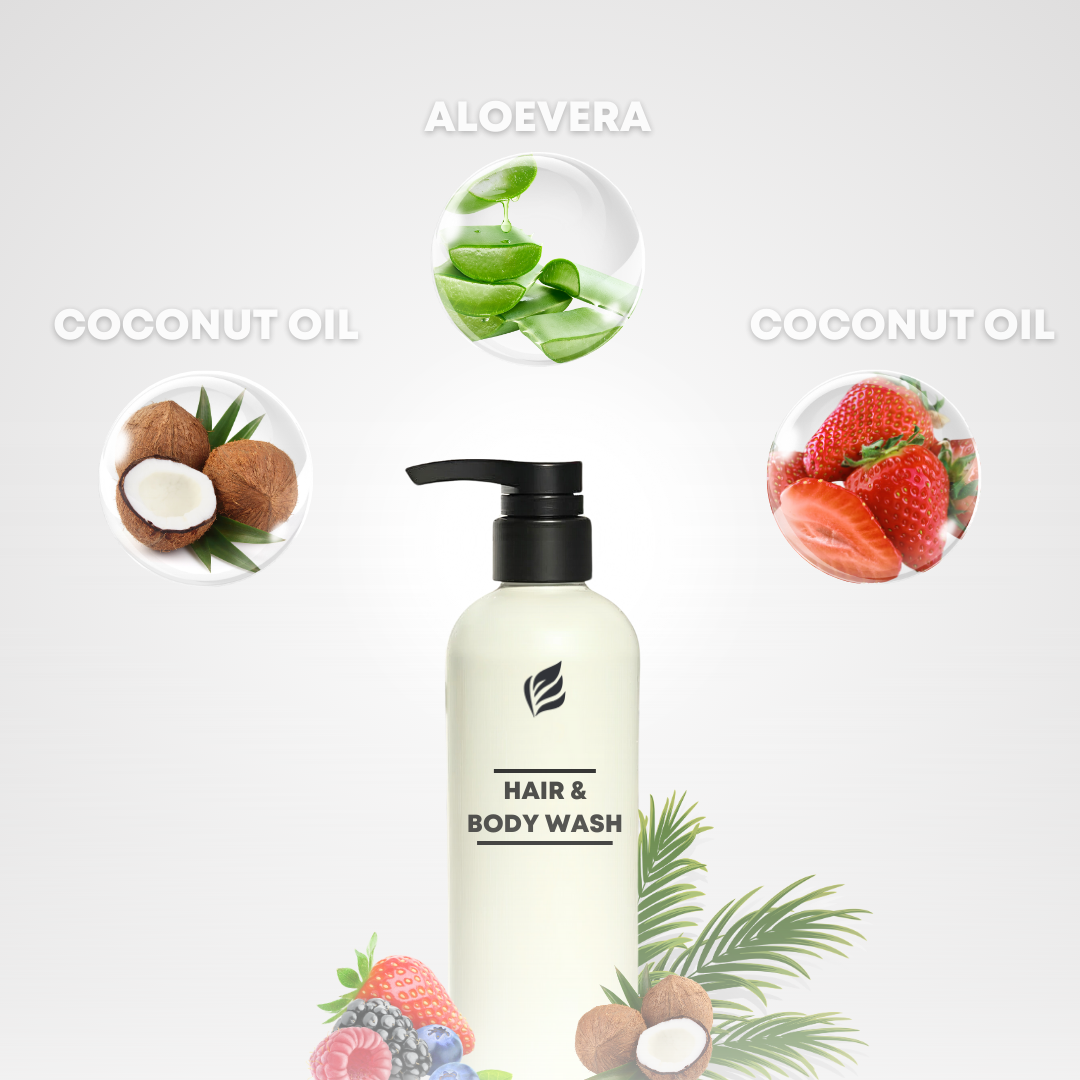 Shampoo Body Wash 2 in 1 With Fruit Extract