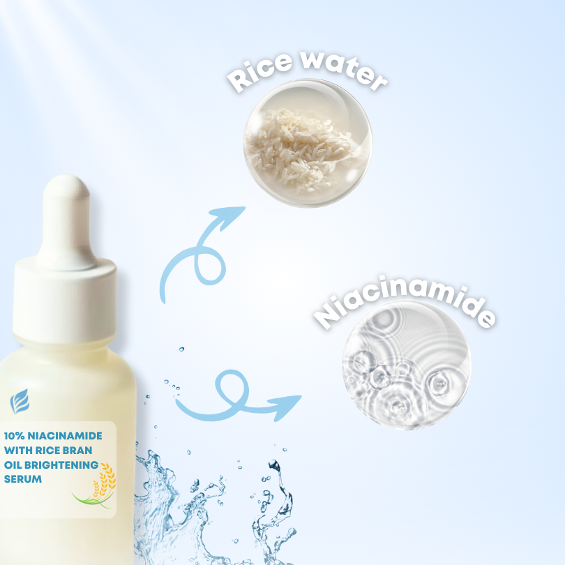 10 % Niacinamide with Rice Bran Oil Brightening Serum