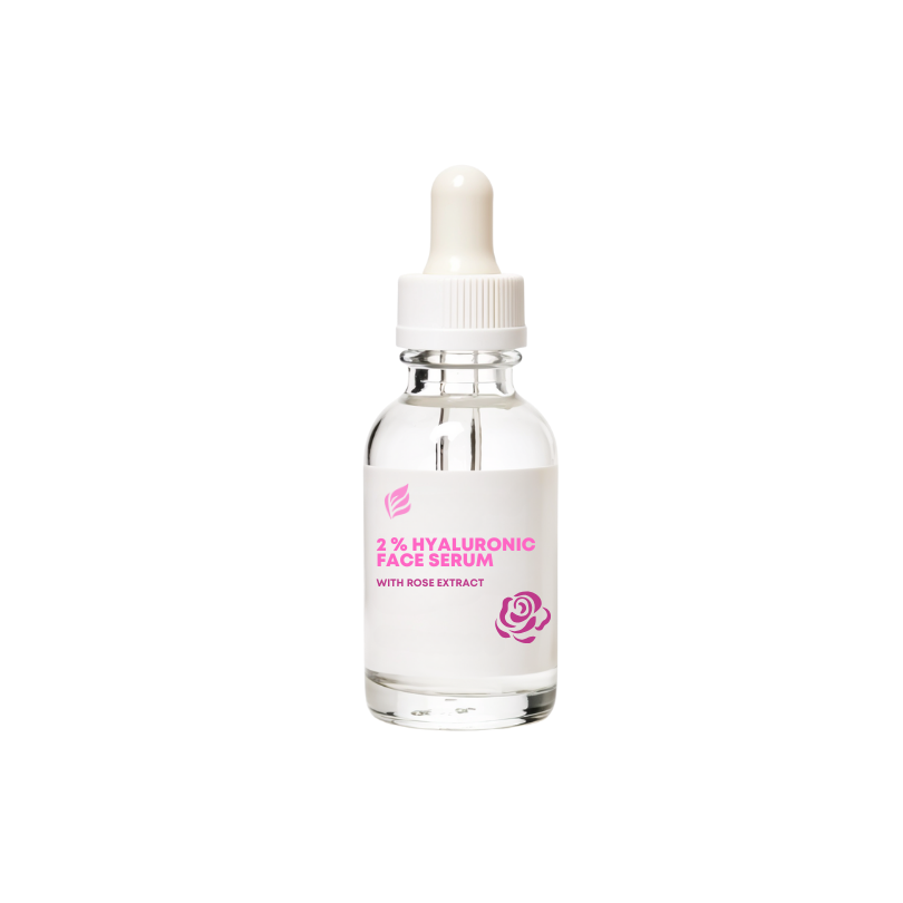 2% Sodium Hyaluronate Face Serum with Rose Extract