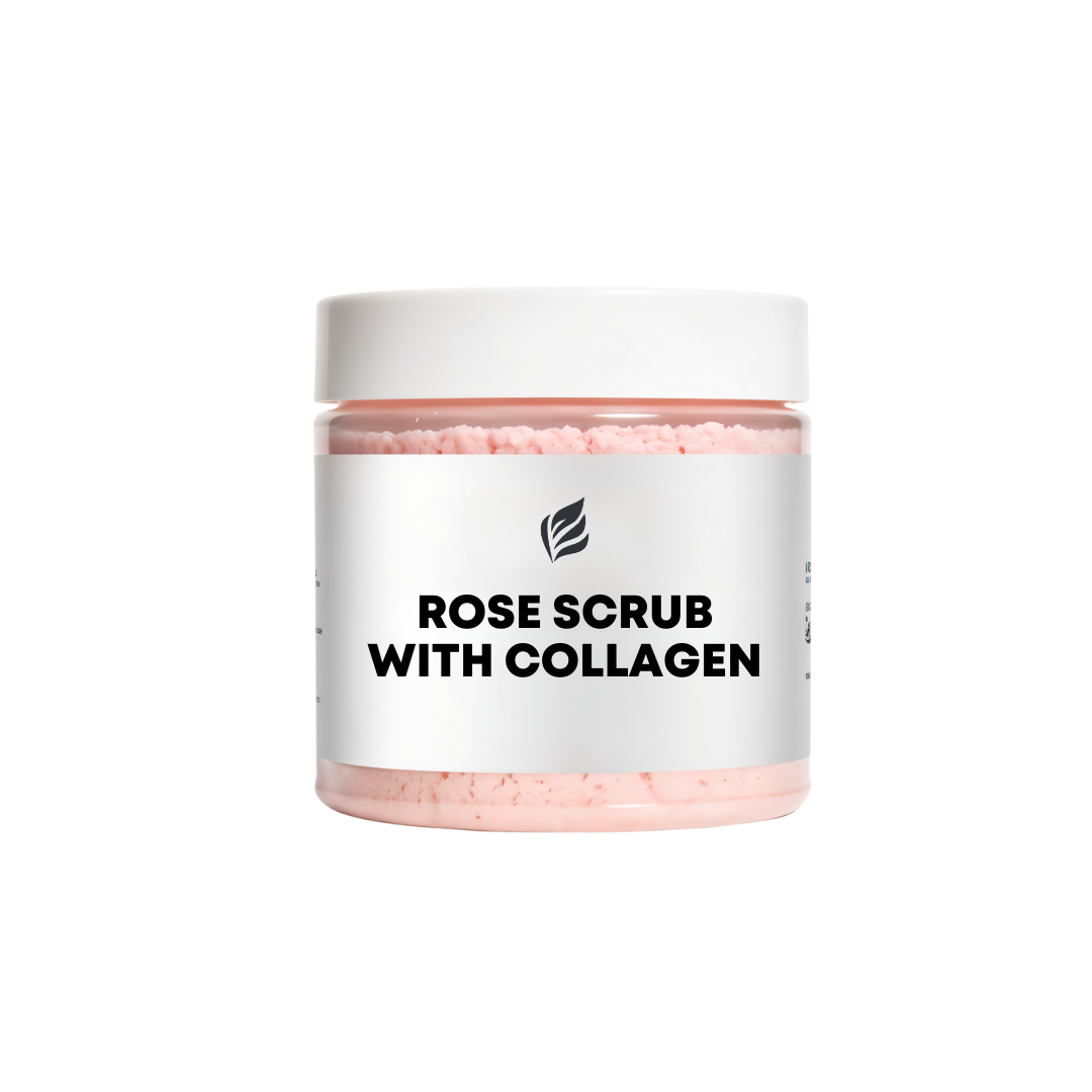 Body Rose Scrub with Collagen