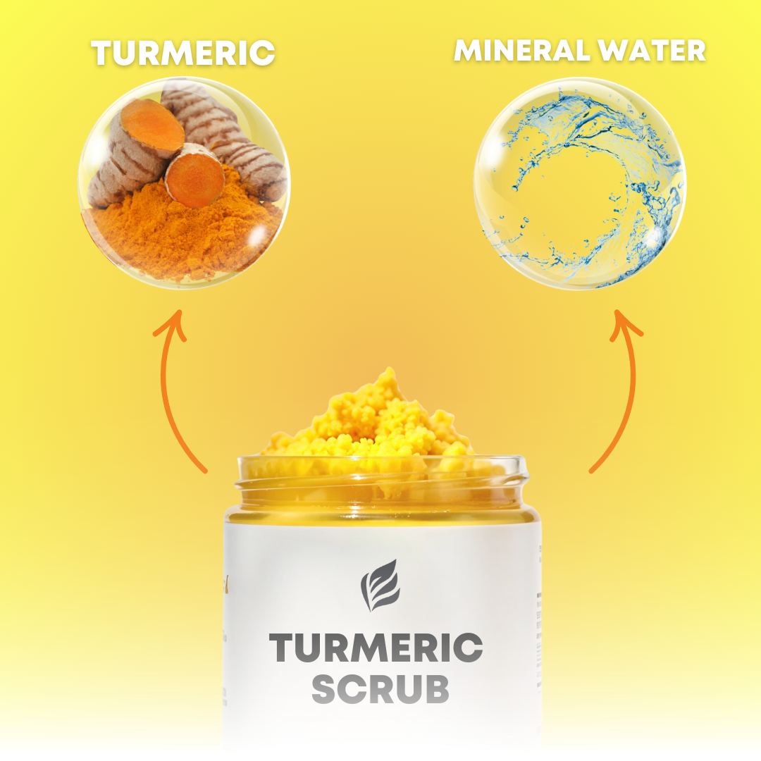 Glowing and Smooth Skin Body Sugar Turmeric Scrub