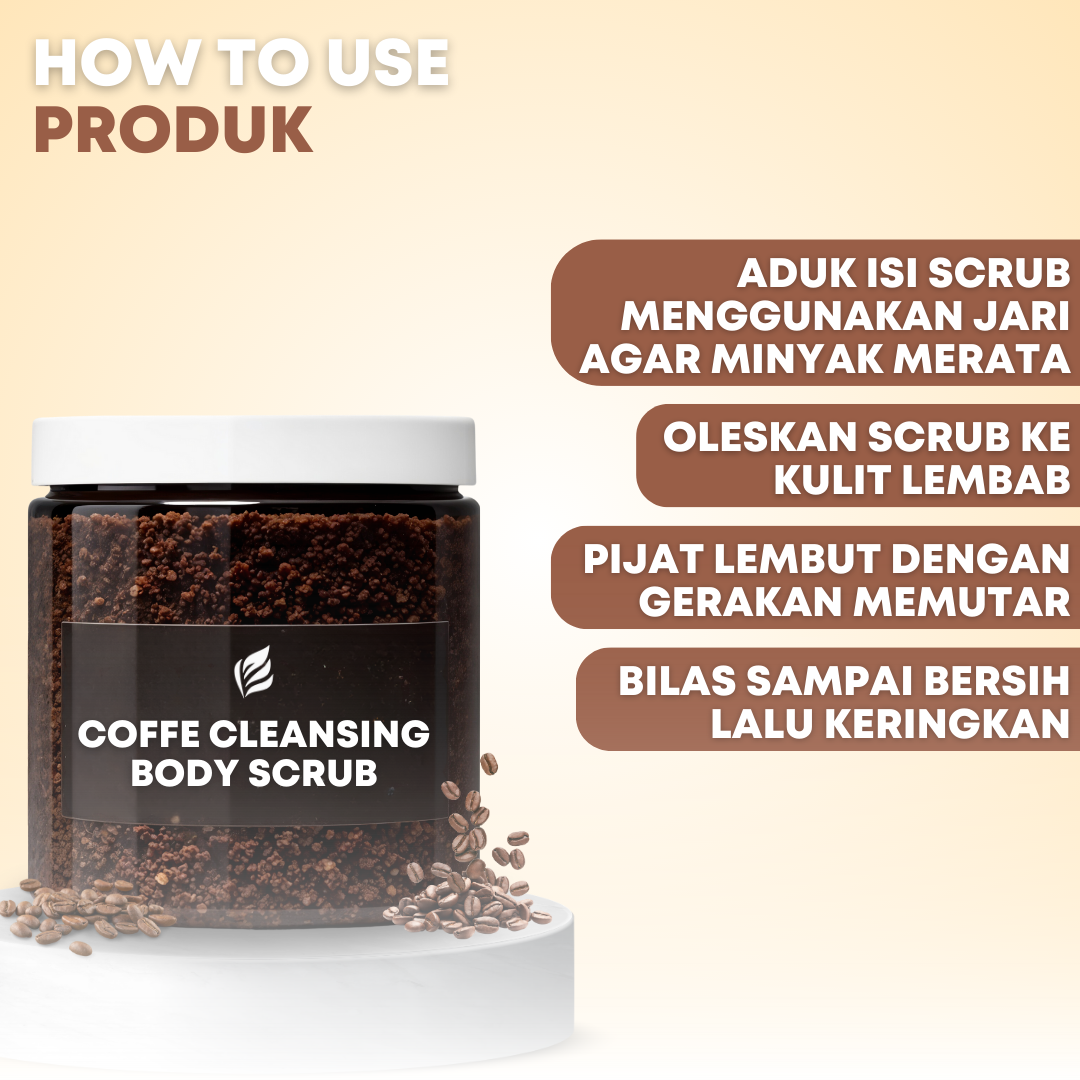 Body Scrub Deep Cleansing with Coffee