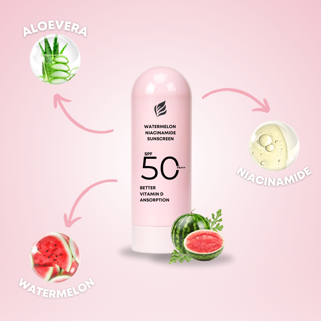 Watermelon Niacinamide Sunscreen SPF 50+++