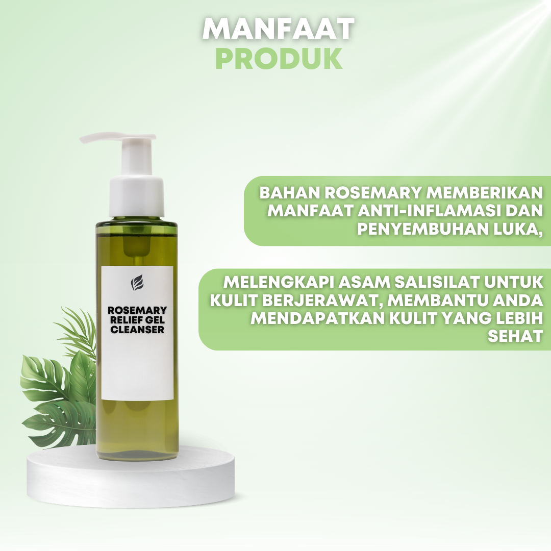 Deep Cleansing Relief Gel Rosemary Facial Cleanser