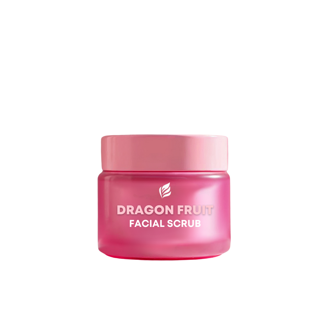 Private Label 3-in-1 Exfoliating Dragon Fruit Face Scrub & Cleanser Whitening Face Scrub (Cleanser)