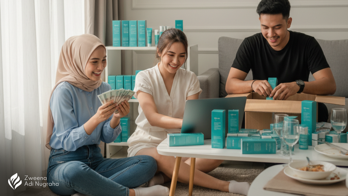 cara jual skincare zweena adi nugraha