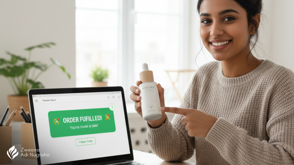 strategi menjual produk skincare zweena adi nugraha