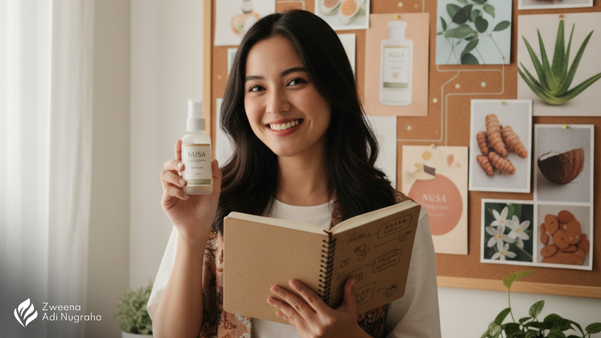 zweena adi nugraha jasa maklon skincare jawa tengah