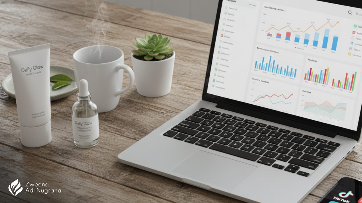 strategi affiliate skincare zweena adi nugraha