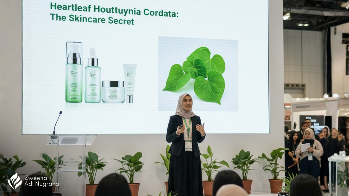 Konsep Produk Skincare Heartleaf Houttuynia Cordata zweena adi nugraha