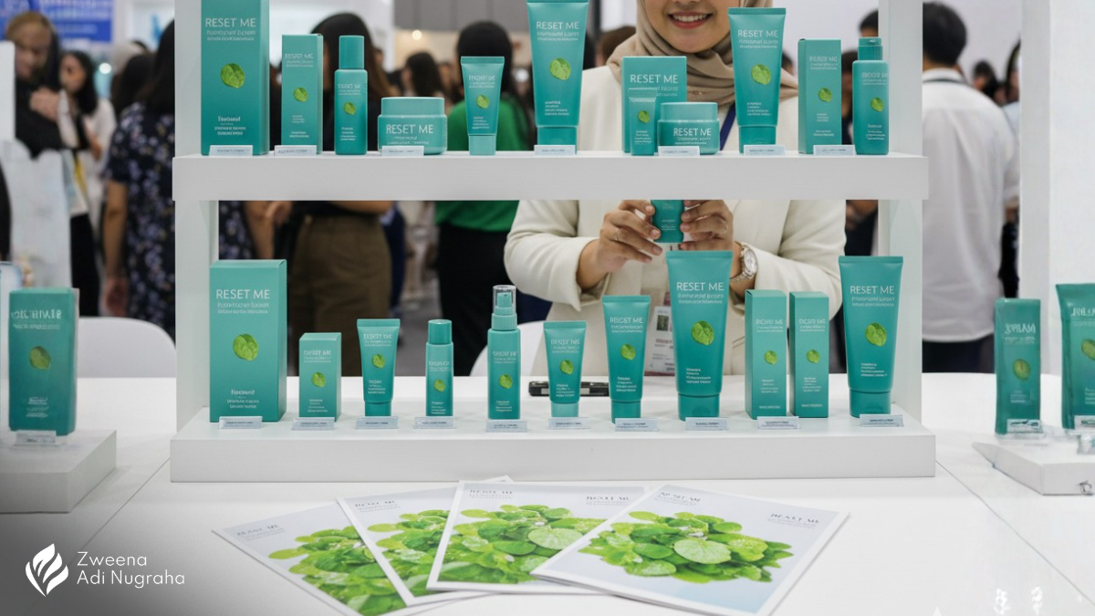 Konsep Produk Skincare Heartleaf Houttuynia Cordata zweena adi nugraha