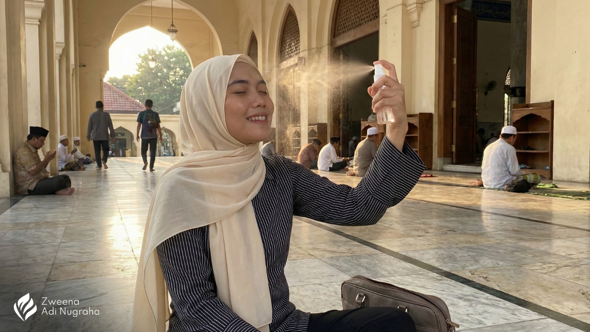 skincare setelah wudhu zweena adi nugraha