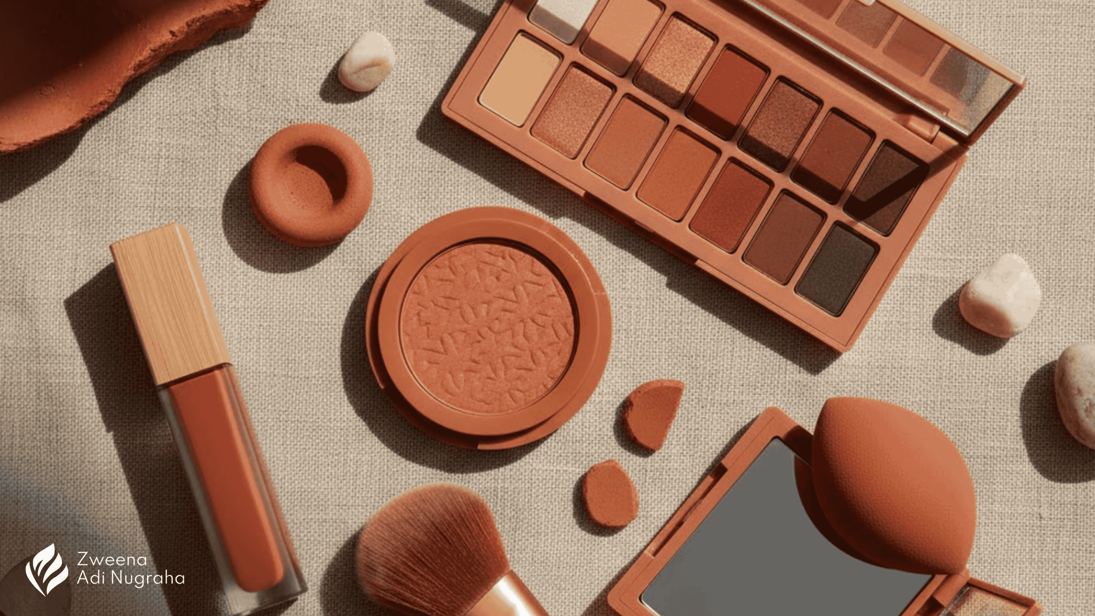 Prediksi tren warna makeup 2026 didominasi palet Organic Earth. 