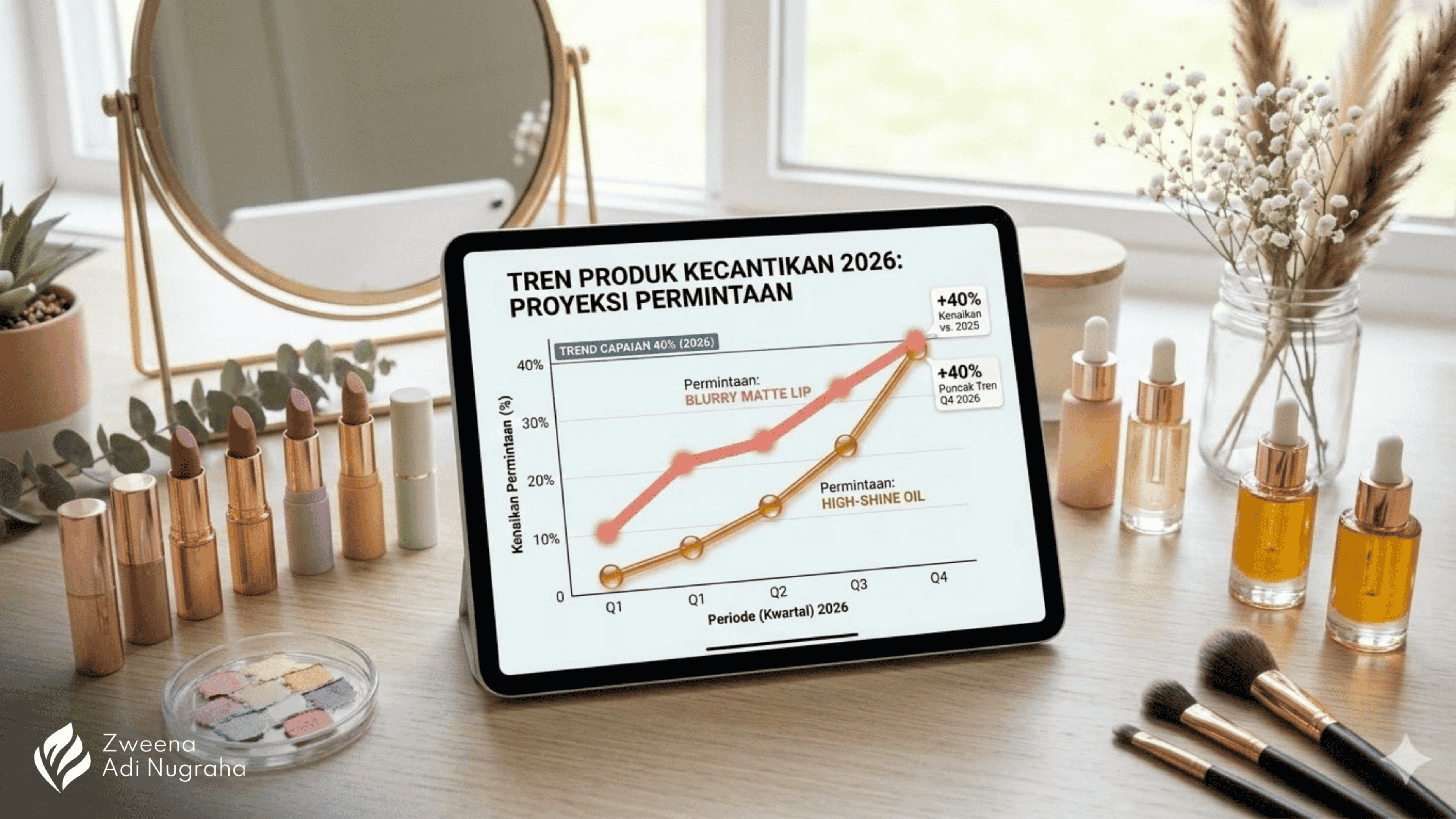 Tips Wajah Cerah Pakai Lipstik & Pastel