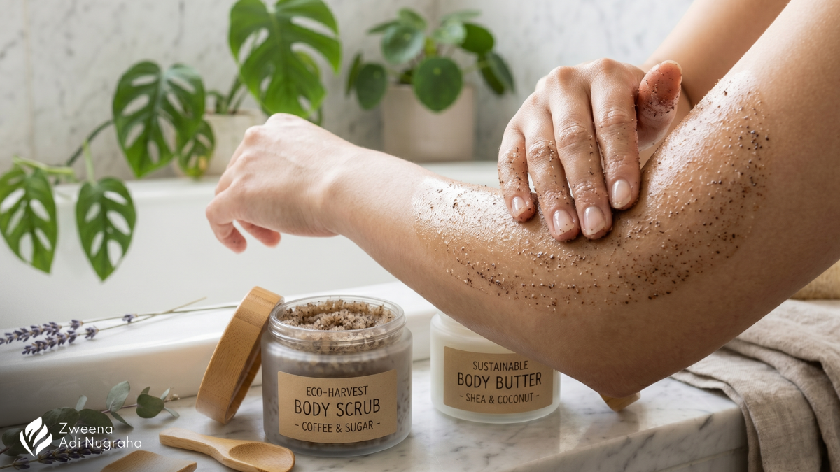 Body scrub alami yang wanginya menenangkan pikiran